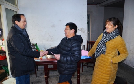群眾冷暖掛心頭！公司黨總支開展春節(jié)前走訪慰問